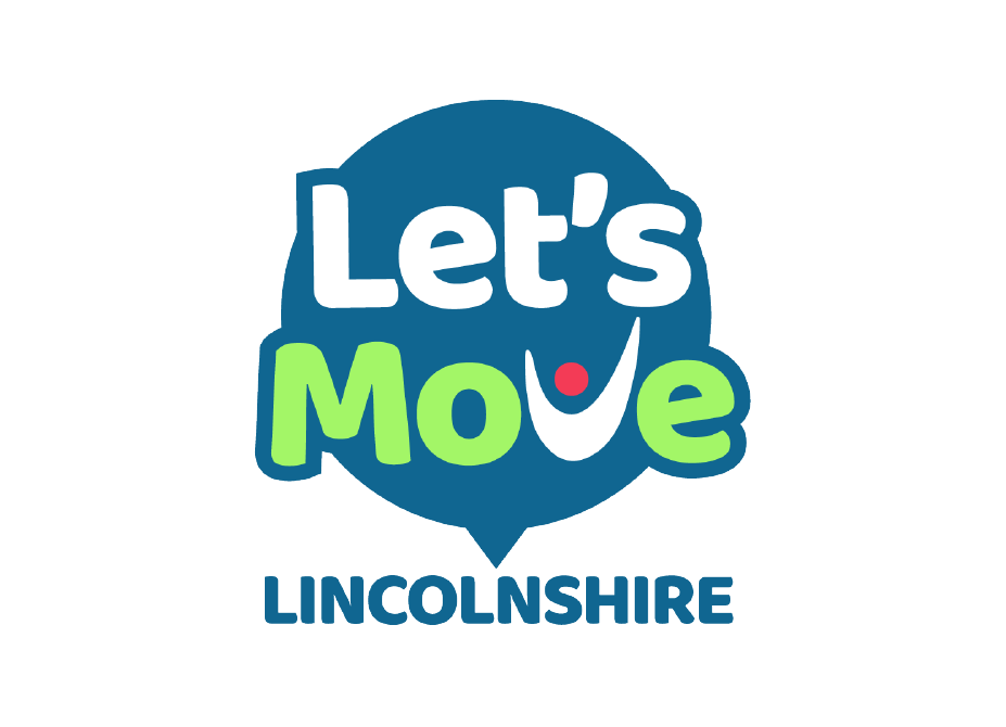 The Let's Move Lincolnshire logo.