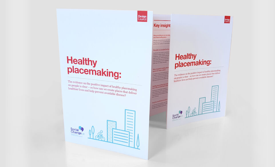 Image of the executive report for the Healthy Placemaking project.