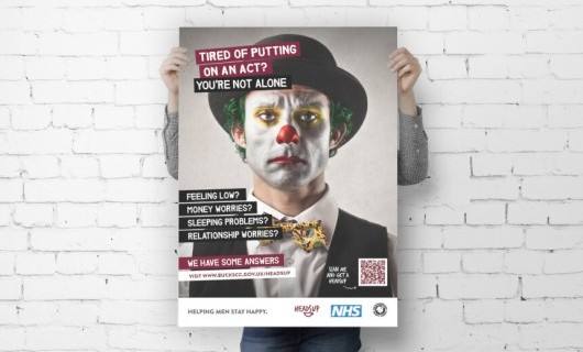 Poster designs for the Enable East Heads Up campaign.
